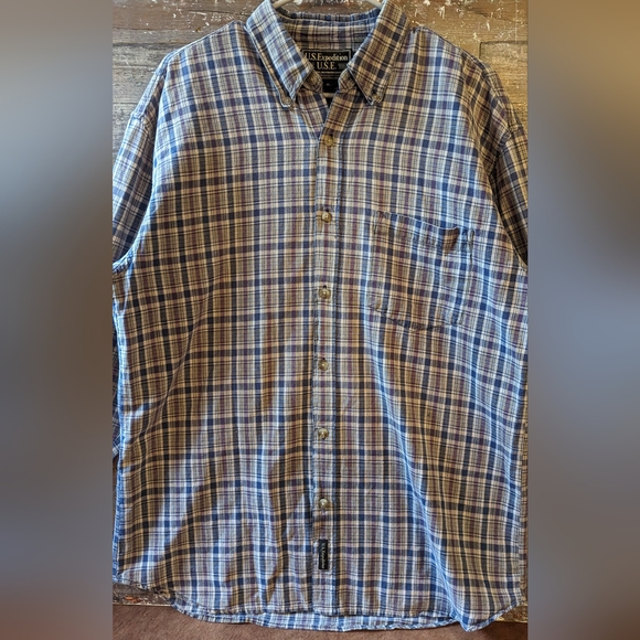 New Upcycled Handcrafted Dip Dyed Button Down Shirt With Denver Broncos Logo - Picture 11 of 15